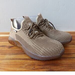 Furion Steel Toe Safety Sneakers Unisex Size 37 Brown Work Shoes‎